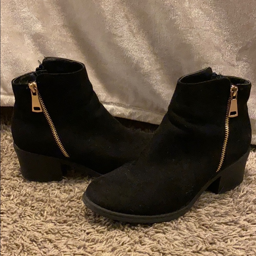 Black booties